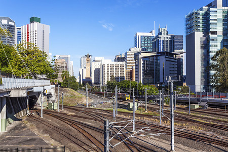 澳大利亚布里斯班城市火车图片