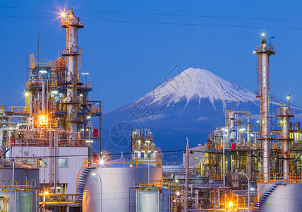 静冈县富士山和日本工业区图片