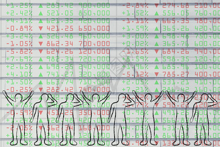 市场股票市场业绩背景图片