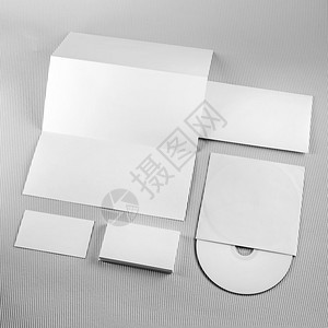用于设计师品牌标识的空白文具模板空白文具套装为设计师提供品图片