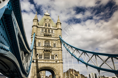 英国伦敦著名塔桥的壮丽景色图片