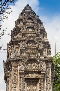 柬埔寨SiemRease的Angkorwat在教科文组织世界遗图片