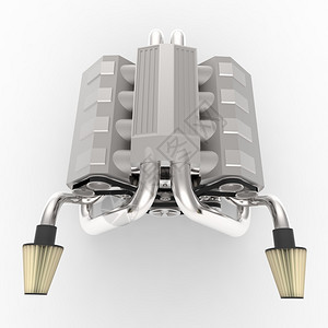 具有涡轮充电器3D投影机的精妙大型汽图片