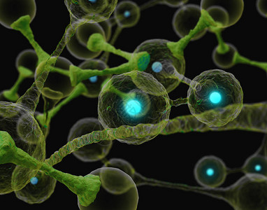 细胞微生物学分子概念3D插图图片
