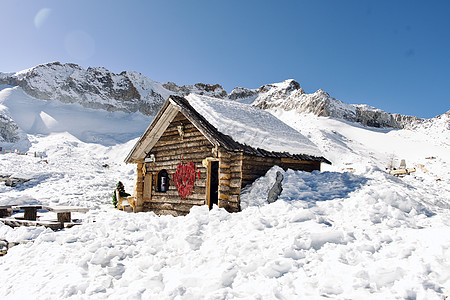 四川达古冰川国家地质公园雪景风光图片
