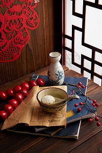 元宵节传统中式汤圆图片