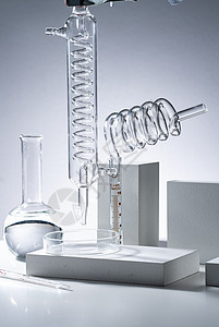 实验室的玻璃器皿图片