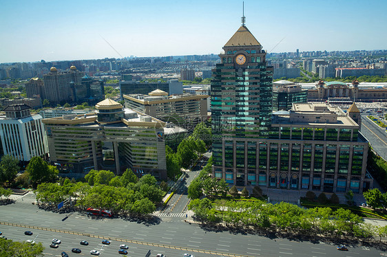 长安街街景图片