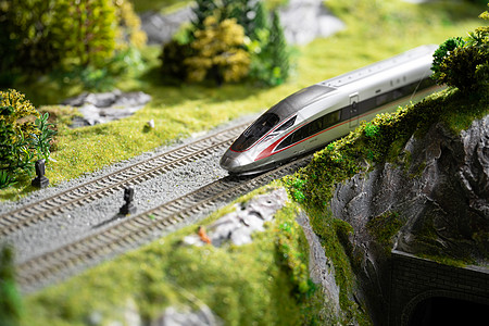 高铁列车高铁模型背景