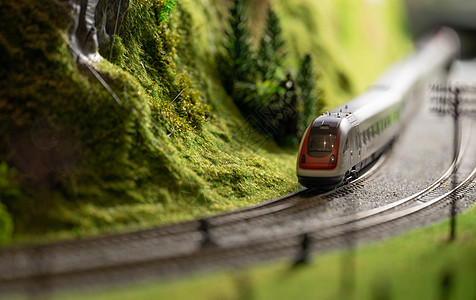 高铁列车高铁模型背景