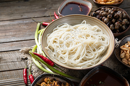 风味美食螺狮粉背景