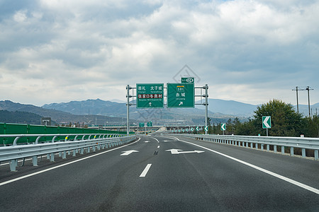 张家口崇礼高速公路背景图片