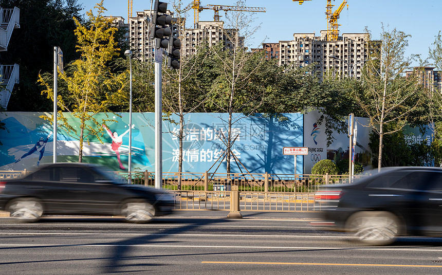 张家口崇礼城市道路图片