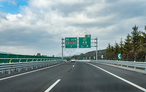 张家口崇礼高速公路背景图片