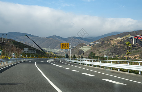 张家口崇礼高速公路背景图片