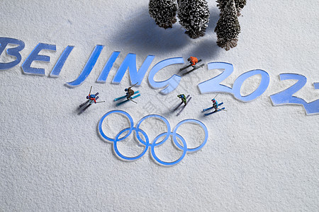 奥运滑雪背景图片