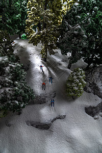 冬奥微观滑雪运动背景