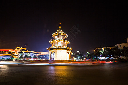 江苏省扬州文昌阁夜景图片