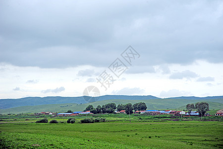 河北省承德坝上草原风光图片素材