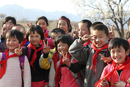 乡村老师和学生图片