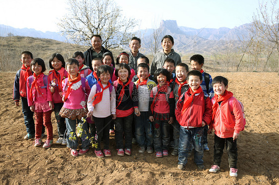 乡村老师和学生图片