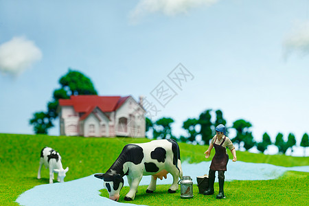 奶牛牧场图片