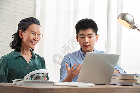 老年人学习使用电脑图片