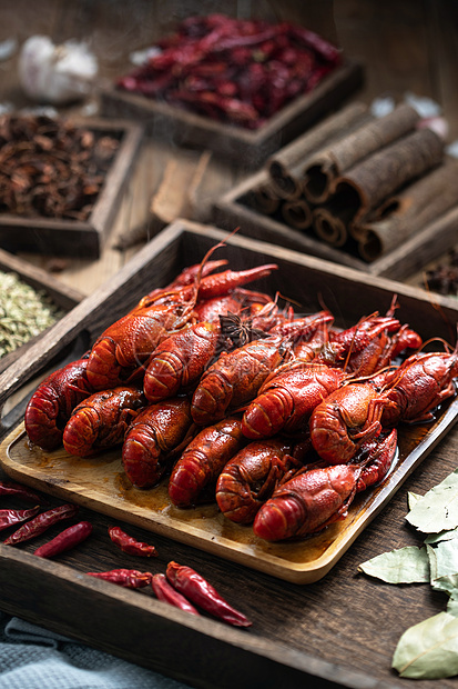 中华美食小龙虾图片