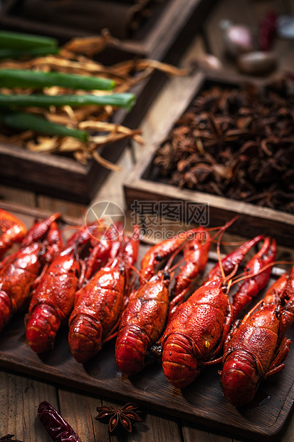 中华美食小龙虾图片