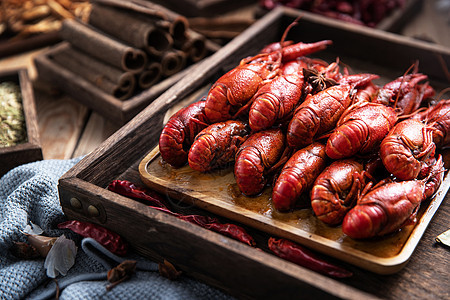 中华美食小龙虾图片