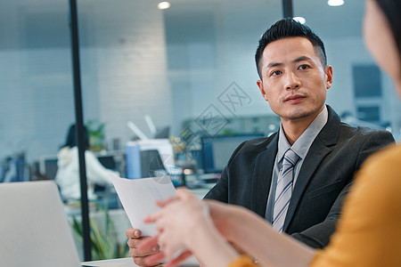 个人求职简历商务人士求职面试背景