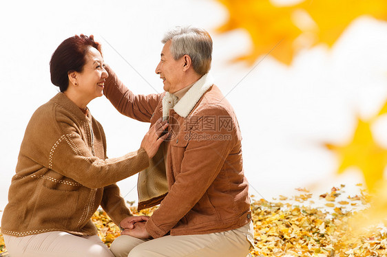 幸福的老年夫妇图片