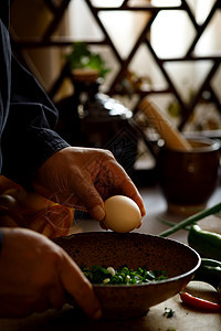 厨师做饭图片