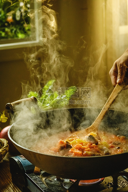 厨师做饭图片