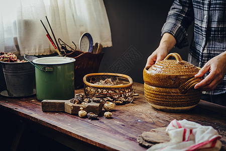 厨师做饭图片