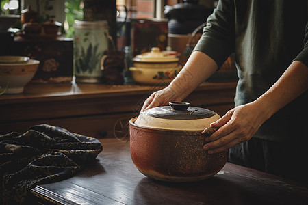 厨师做饭图片