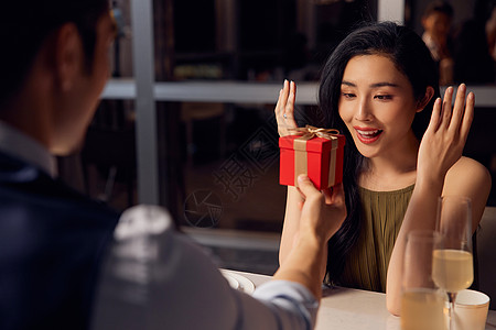 情人节男性送给女性惊喜礼物图片