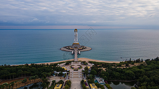 官渡金刚塔5A景区南山海上观音背景