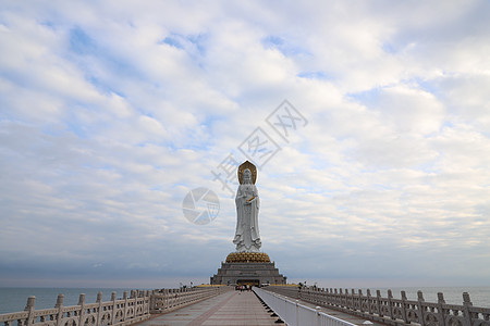 5A景区南山海上观音图片