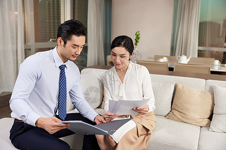 酒店商务出差洽谈开会图片素材