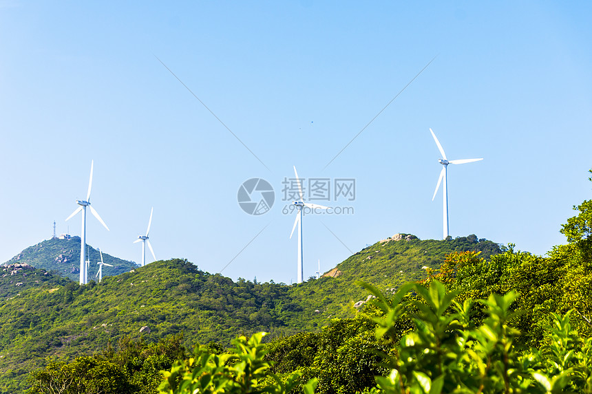 风力发电机风车图片