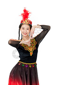 起舞的维吾尔族女性图片