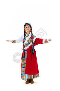 游牧民族藏民女性形象图片