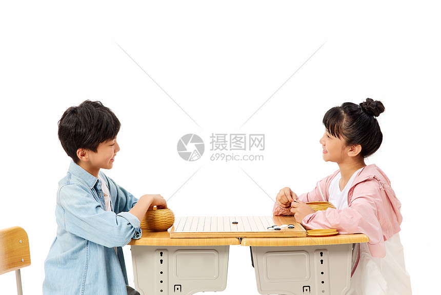 下围棋的小学生图片