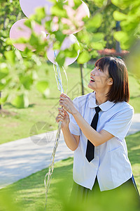 毕业季可爱女学生校服写真图片