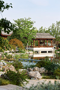 中式园林建筑风光图片