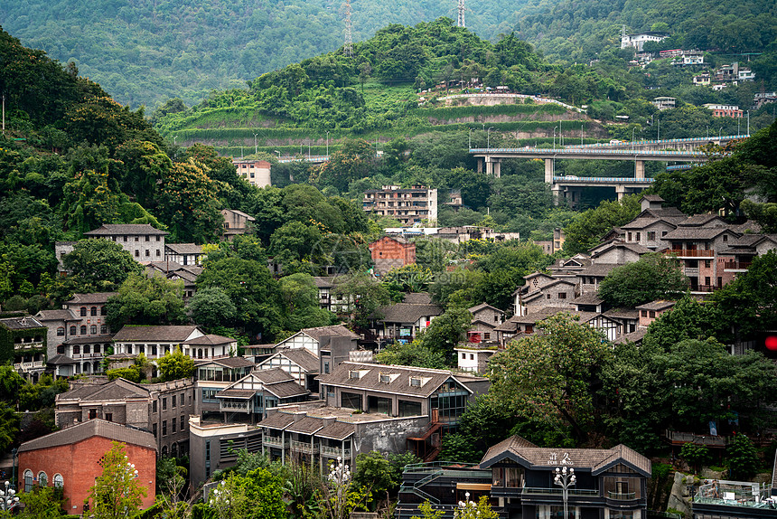 重庆古建筑龙门浩街图片