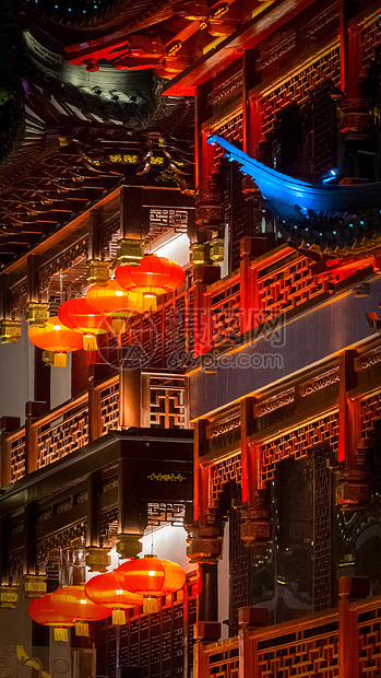 上海豫园新年夜景图片