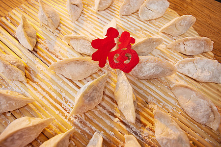 新年美味的水饺图片