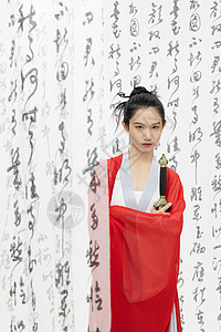 新中式中国风汉服美女高清图片